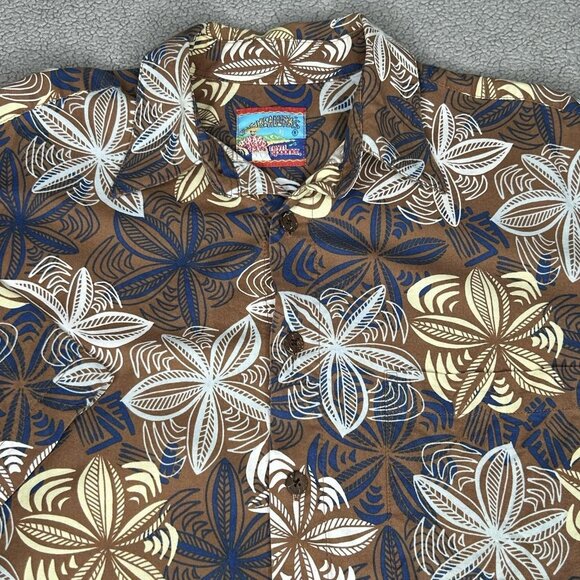 Reyn Spooner Joe Kealoha Shirt Mens Small Hawaiian Floral Print Aloha Button Up - Picture 1 of 11